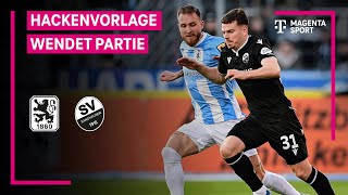 TSV 1860 München  SV Sandhausen Highlights mit LiveKommentar  3 Liga  MAGENTA SPORT [upl. by Vilma]