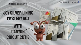 JOY SILVER LINING MYSTERY BOX with CRICUT CUTIE [upl. by Moria]