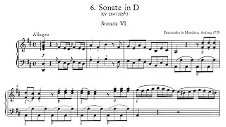 Mozart Piano Sonata No 6 in D major KV 284  Christoph Eschenbach 1970  DG 2561 073 [upl. by Neddra841]