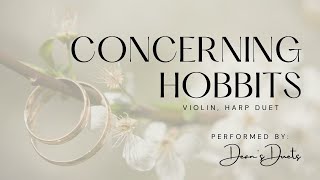 Concerning Hobbits  violin harp duet [upl. by Glen]