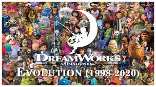 Dreamworks Animation Evolution 19982022 [upl. by Netsrejk396]