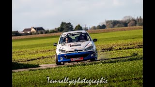 Sébastien et Eve Praneuf au Rallye du Pays du Lin 2024 [upl. by Torray]