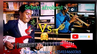 seben afrobeat guitar vs saxophone 🎸vs🎺🔥 by joel solaroamproben sax [upl. by Akemit]