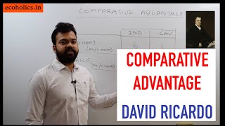 Comparative Advantage Theory  David Ricardo Theory  International Economics  Sanat Sir [upl. by Hsekin]