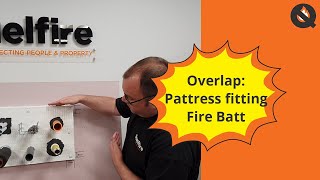 Firestopping Tested Detail Pattress Fire Batt with Overlap [upl. by Tegdirb297]