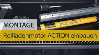 Montage Rollladenmotor ACTION von Schellenberg [upl. by Sucram]