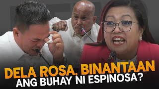 Espinosa idenitalye ang pagbanta ni Sen Dela Rosa sa kaniyang buhay kung hindi idadawit sina [upl. by Flosser502]