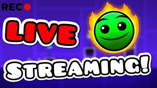 🔴 LIVE  Geometry Dash  100 levels 😎 [upl. by Vashtee]