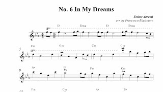 Esther Abrami  No 6 In My Dreams Lead Sheet  Download Sheet Music [upl. by Vinita522]