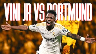 Vini Jr vs Borussia Dortmund 2024  HD 1080i [upl. by Atinele294]