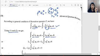 L7 Properties of Hermitian Operators [upl. by Killion]