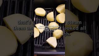 Air fryer roasties 🥔 airfryer roastpotatoes potato easyrecipe dinner [upl. by Idnyl]