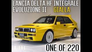 LANCIA DELTA HF INTEGRALE EVOLUZIONE II GIALLA 車輌紹介 [upl. by Amadeo]