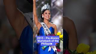 Discover the Most Beautiful Miss Universe Winners from 2010 to 2024 [upl. by Nissensohn]