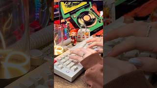 ⁠Retro ASMR 🎧Typing on a Keyboard that Sounds Like Marbles  cidootech V68 Alice [upl. by Ladnik151]