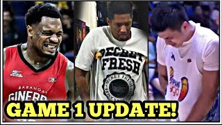 PBA FINALS GAME 1 UPDATE  JDV at REY NAMBATAC maglalaro nga ba sa game 1 JB DEHADO kay RHJ PBA [upl. by Kippar]