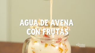 Descubre la frescura del agua de avena con frutas [upl. by Anselmi]