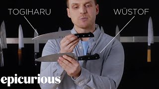 Knifemaker Explains The Difference Between Chefs Knives  Epicurious [upl. by Tnias131]