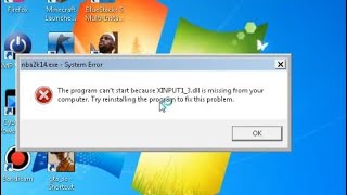 nba2k14exe  System Error  XINPUT3dll is missing from your computer VERY EASY FIX 2021 [upl. by Filahk924]