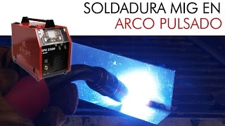 SOLDADURA MIG en arco pulsado con GPS 2300 de Gala Gar [upl. by Langill]