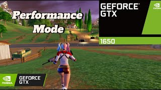 Fortnite on GTX 1650 4GB Performance Mode 1000 FPS Lowest Settings [upl. by Leiru]