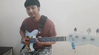 Diskoria feat Dian Sastrowardoyo  Serenata Jiwa Lara  Bass Cover by firmanwahyutriutomo8719 [upl. by Smoht412]