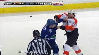 Jakub Voracek vs Dan Hamhuis Mar 17 2015 [upl. by Kask]