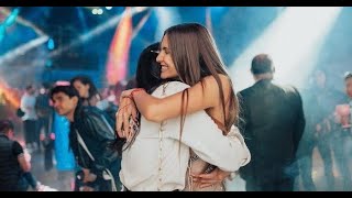 Macarena Achaga y Bárbara en Fashion Week  091019 [upl. by Haimirej]