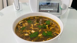 Soupe chinoise au Thermomix avec Mme Ilham Bouriqui [upl. by Crofoot]