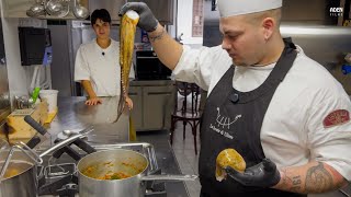 Sicilian Octopus Pasta  Chef in Palermo shares Recipe [upl. by Kanor]