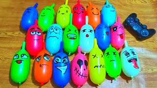 ASMR WITH FLUFFY BALLOONS SLIME FUNNY VIDEOS [upl. by Aibonez]