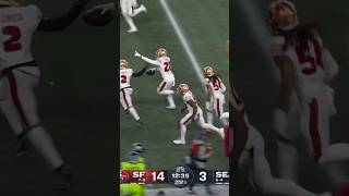 AMBRY THOMAS INT 🤯 49ers Shorts [upl. by Ertsevlis575]