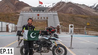 Finally Arriving At Khunjerab Pass China Border S2 EP11  Pakistan Motorcycle Tour [upl. by Airam690]