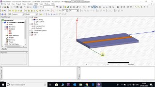 Design and Simulation of 50 Ω microstrip line using HFSS [upl. by Macnamara]