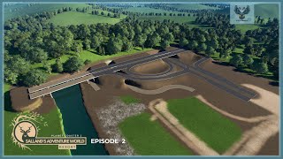 Designing the Highway Layout  Sallands Adventure World  2 [upl. by Lladnyk909]