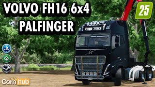 LS25 Mods  Volvo FH16 6×4  Palfinger Epsilon M12Z  LS25 Modvorstellung [upl. by Euhc]