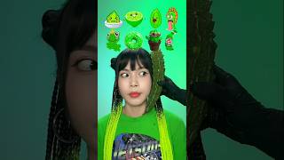 Random Green Food ASMR🤑 Mukbang 5 challenge jsus [upl. by Squier]