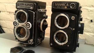 Rolleiflex 35F vs Yashica Mat124G [upl. by Nulubez]