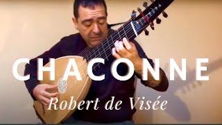 Chaconne by Robert de Visée played on the 14 course theorbo by Xavier DíazLatorre [upl. by Anidan]