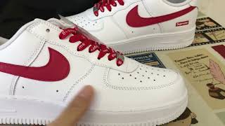 Nike Air Force 1 Low Supreme Shanghai Review [upl. by Egbert]