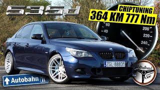 2007 BMW 535d E60 364 KM  VMAX 0100 100200 200250 kmh Prezentacja amp AUTOBAHN  4K [upl. by Demp715]