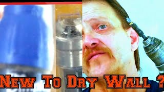 Dry wall Screw CounterSink Dimpler ReView diy [upl. by Blen]