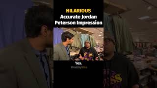 FUNNIEST jordan peterson impression out there what do you think [upl. by Eenel979]