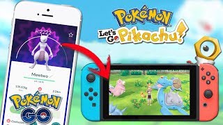 COMO CONECTAR Y TRANSFERIR DE POKEMON GO A POKEMON LETS GO  SoninGame [upl. by Ahseiyn]