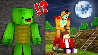 Mikey amp JJ found SECRET CAVE with Scary Thomas The Train Engine in Minecraft animations maizen [upl. by Narad]