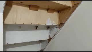 How to fixed the squeaky and noisy staircase  Part 1 [upl. by Alenas]