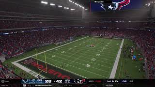 LIVE  Week 10  DET 62 vs HOU 63 [upl. by Ralyt]