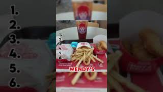 Rank these 6 restaurants shorts fypシ゚viral trend trending food edit capcut caseoh ranking [upl. by Ynnhoj397]