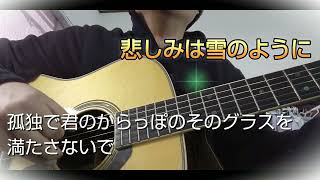 悲しみは雪のように 浜田省吾 ギター弾き語りcover by バンカー [upl. by Idette]