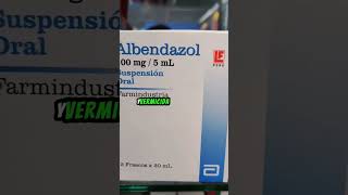 ALBENDAZOL 200 MG TABLETAS PARA QUE SIRVE farmacia salud farmacologia medicina shortvideo [upl. by Wertheimer332]